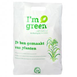 Biobased plastic draagtassen